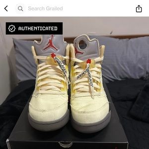 Off white air Jordan 5